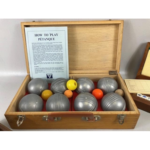 204 - Vintage Games, selection of vintage wooden and other games from the 1980s  to include Back gammon, P... 