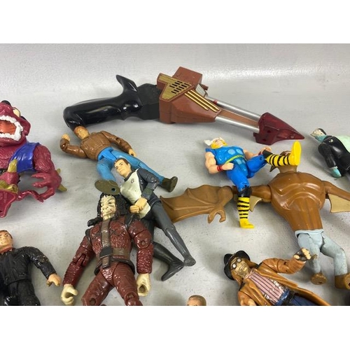 216 - Vintage collectable action figures mostly from the DC and Marvel Universe but to include Star trek s... 