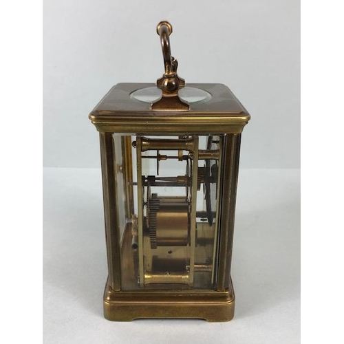 233 - Elliot Mahogany Mantle clock and a French Carriage clock