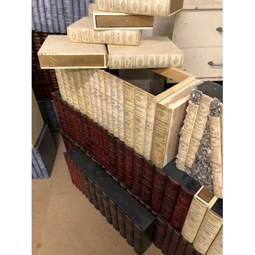 276 - Shop display / interiors interest, large quantity of moulded resin Faux book spines, make your own l... 