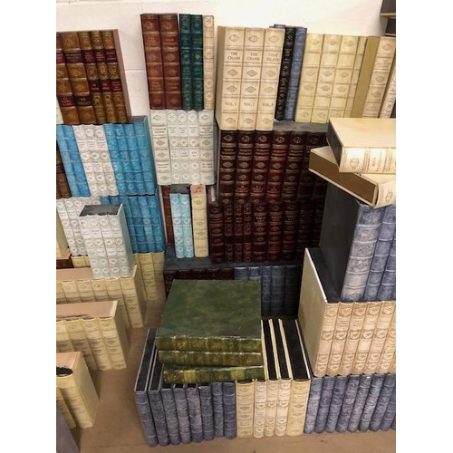 276 - Shop display / interiors interest, large quantity of moulded resin Faux book spines, make your own l... 