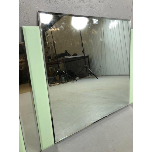 329 - Art Deco style mirror (chip to one side see pics) approx 125 x 75cm