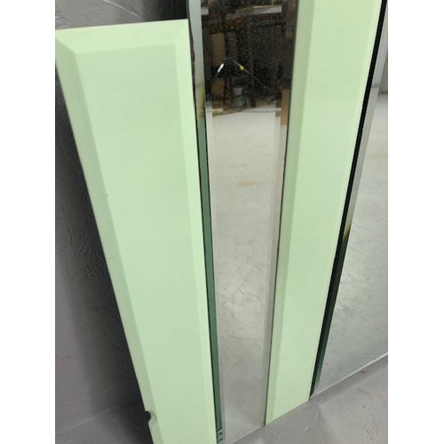 329 - Art Deco style mirror (chip to one side see pics) approx 125 x 75cm