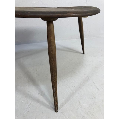 345 - Vintage Ercol pebble design  side or  occasional table approximately 67 x 44cm