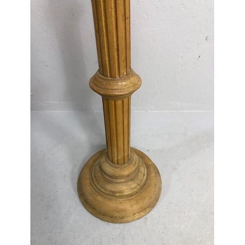 354 - Pine Turned plant stand or torchiere approx 102cm tall