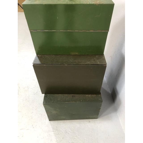 375 - Collection of vintage metal boxes by maker DIGBY(6)