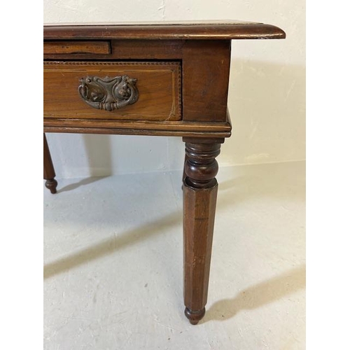 405 - Antique Furniture, 19th century mahogany Campaign desk, the top with concealed pull out easel writin... 