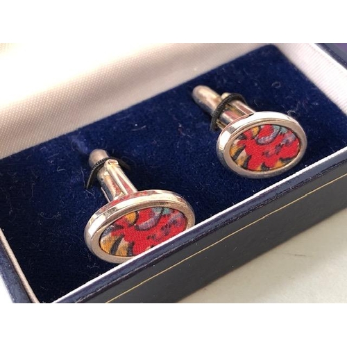 96 - Vintage Liberty Of London costume Jewellery being a pair of boxed Liberty cufflinks, a pair of Sonia... 