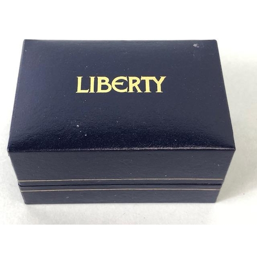 96 - Vintage Liberty Of London costume Jewellery being a pair of boxed Liberty cufflinks, a pair of Sonia... 