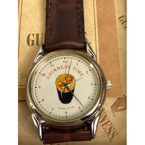 97 - Vintage wrist watches, Limited special edition  Guinness Time Gents strap watch in its tin, Ladies I... 