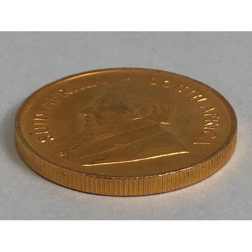 12 - Full Gold Krugerrand 1oz of fine gold 1974