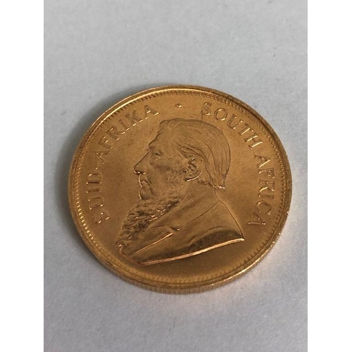 13 - Full Gold Krugerrand 1oz of fine gold 1974