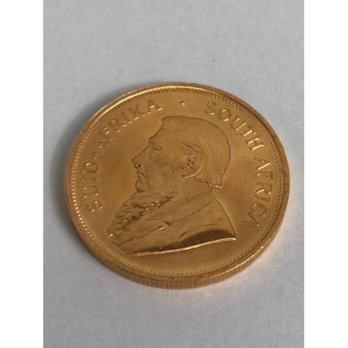 14 - Full Gold Krugerrand 1oz of fine gold 1974