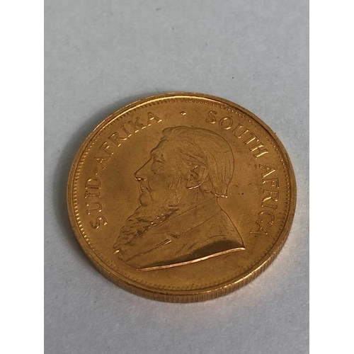 15 - Full Gold Krugerrand 1oz of fine gold 1974