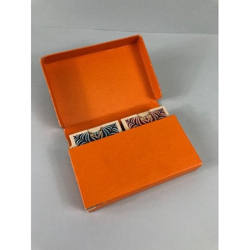 151 - Vintage Hermes Paris, two packs of playing cards in their orange outer carton stamped HERMES PARIS,