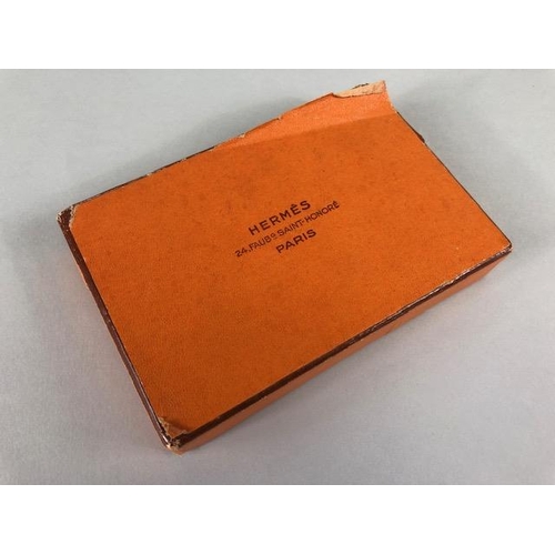 151 - Vintage Hermes Paris, two packs of playing cards in their orange outer carton stamped HERMES PARIS,