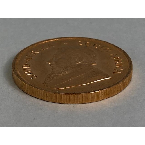 16 - Full Gold Krugerrand 1oz of fine gold 1974