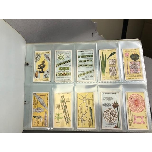 162 - Collection of Cigarette and Tea cards contained in 4 albums, to include, John Player , Wills Ltd, Br... 