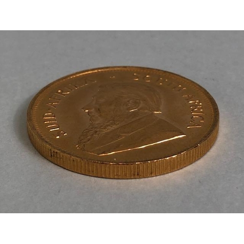 17 - Full Gold Krugerrand 1oz of fine gold 1974