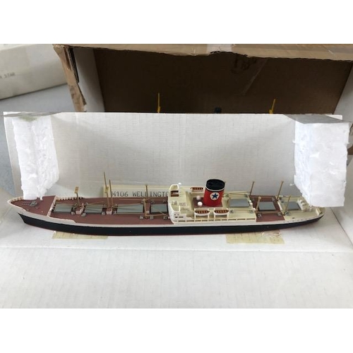 174 - Collection of Die cast metal and resin model ships merchant and military 20 in total