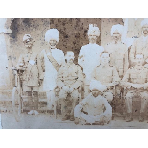 188 - Military interest, pre WW1 photographs of 2-4th Bn Dorset Regiment in India, including XI Batt footb... 