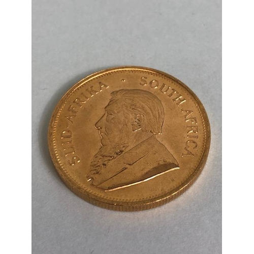 19 - Full Gold Krugerrand 1oz of fine gold 1974