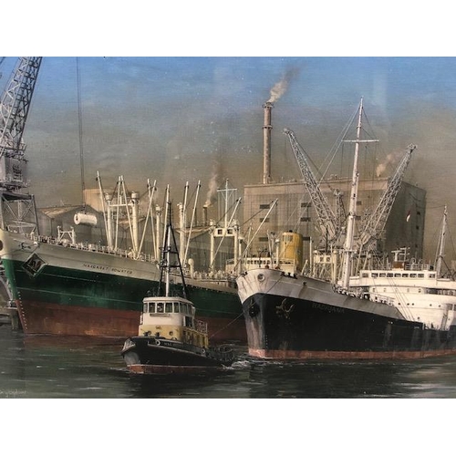 199 - Shipping interest, collection of limited edition ship prints all unframed 4 in total including Atlan... 