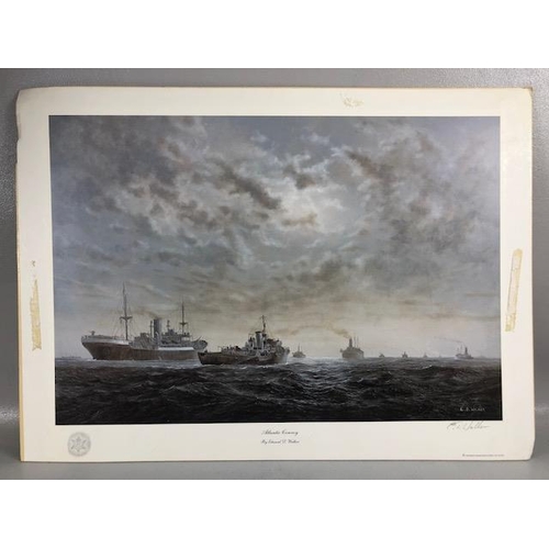 199 - Shipping interest, collection of limited edition ship prints all unframed 4 in total including Atlan... 