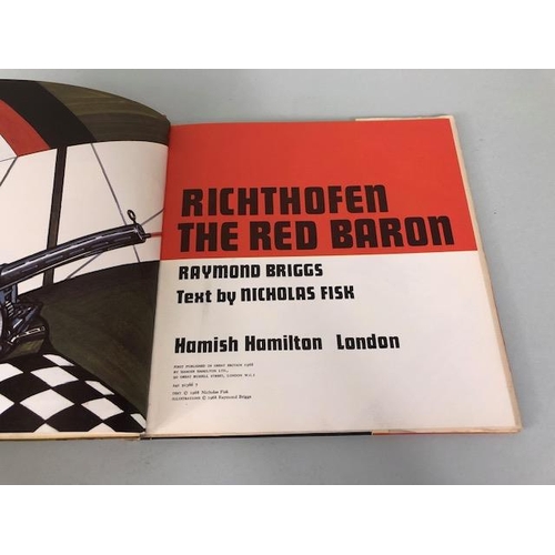 200 - Collectors books, First edition,1968, Raymond Briggs 'Richthofen The Red Barron', 241 91366 7, with ... 