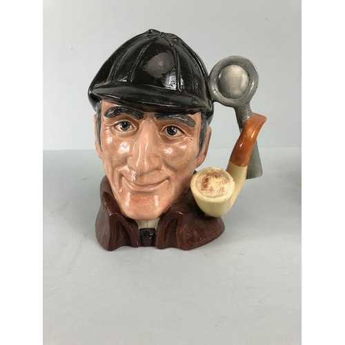 205 - Sherlock homes interest, large Royal Doulton 1972 toby jug  