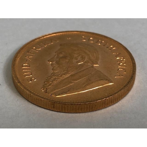 21 - Full Gold Krugerrand 1oz of fine gold 1974