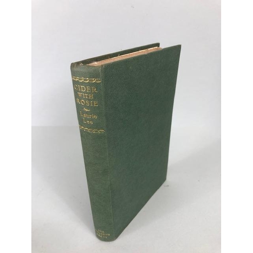 213 - Collectors books, 'Cider with Rosie' Laurie Lee, November 1959, first edition, with dust jacket