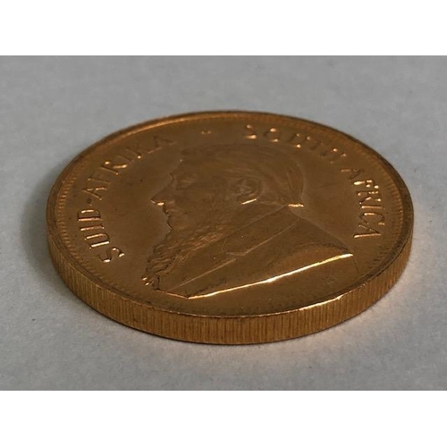 22 - Full Gold Krugerrand 1oz of fine gold 1974