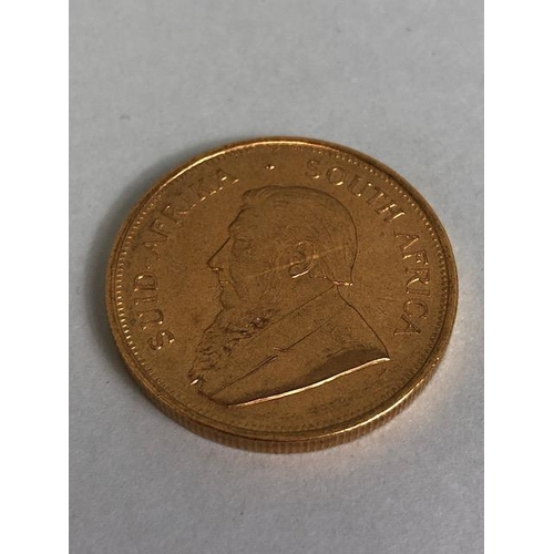 23 - Full Gold Krugerrand 1oz of fine gold 1975