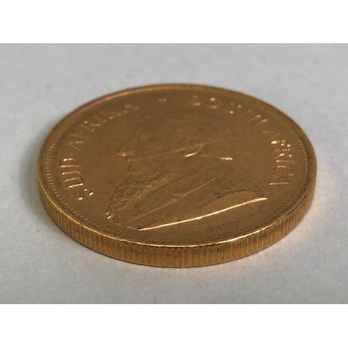 23 - Full Gold Krugerrand 1oz of fine gold 1975