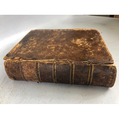 233 - Antique Books, collection relating to religion, 1777 Family Bible, early 19th century King James bib... 