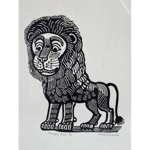 250 - Edward Bawden CBE RA (1903-1989), Hungry Lion, linocut, signed and titled in pencil, numbered 6/25, ... 