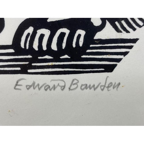 250 - Edward Bawden CBE RA (1903-1989), Hungry Lion, linocut, signed and titled in pencil, numbered 6/25, ... 