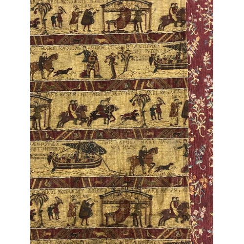 271 - Tapestry style wall hangings, one of the famous Lady and the Unicorn, approx 145cm x 187cm, and the ... 