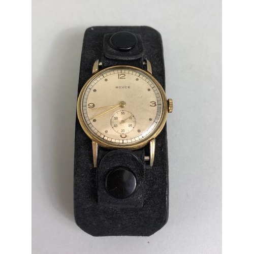 31 - Vintage Omega gold cased watch, stem and crown missing (approximately 10 g,) along with a Vintage ge... 