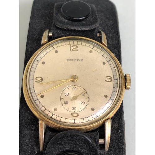 31 - Vintage Omega gold cased watch, stem and crown missing (approximately 10 g,) along with a Vintage ge... 