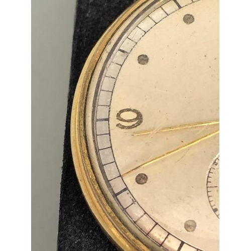 31 - Vintage Omega gold cased watch, stem and crown missing (approximately 10 g,) along with a Vintage ge... 