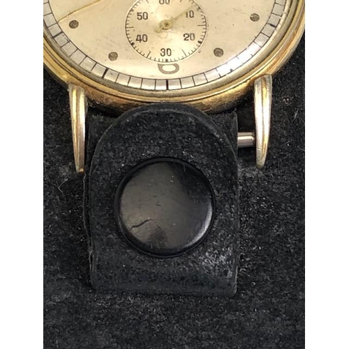 31 - Vintage Omega gold cased watch, stem and crown missing (approximately 10 g,) along with a Vintage ge... 