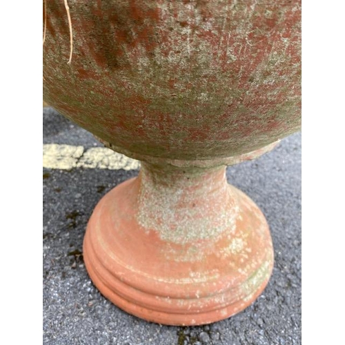 331 - Terracotta garden planter, approx 43cm tall