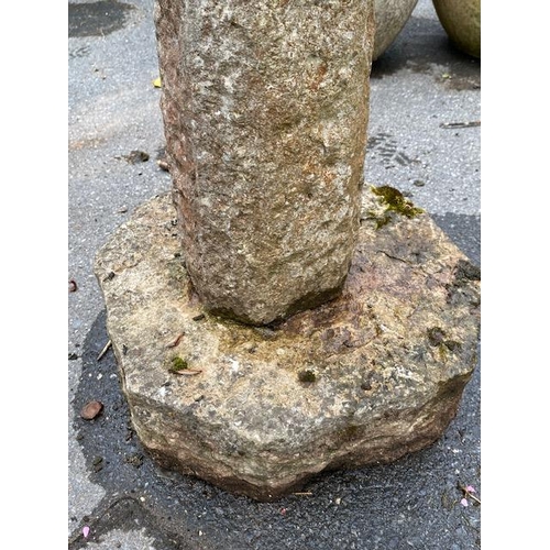 354 - Stone garden planter, approx 76cm tall