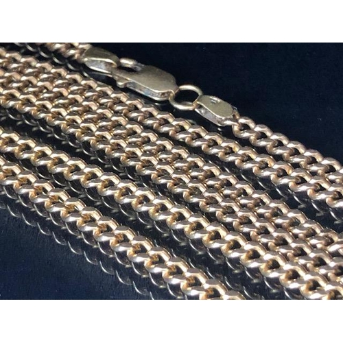 41 - 9ct Gold curb link necklace marked 375 approx 50cm in length and 15g