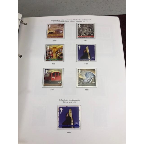 100 - British stamps Philately interest , collection of stamps covering the British Isles contained in Sta... 