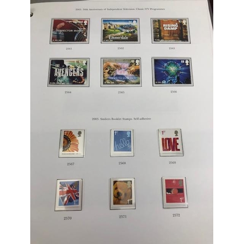 100 - British stamps Philately interest , collection of stamps covering the British Isles contained in Sta... 