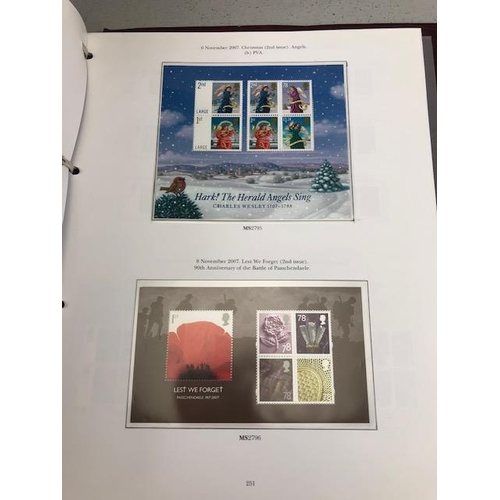 100 - British stamps Philately interest , collection of stamps covering the British Isles contained in Sta... 