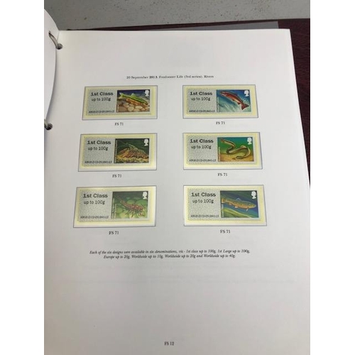 100 - British stamps Philately interest , collection of stamps covering the British Isles contained in Sta... 